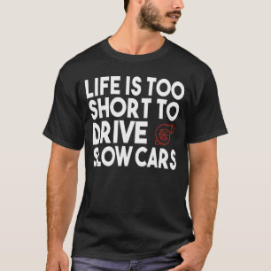 T-shirt Funny Fast Car Manual Transmission Trois Pédales C
