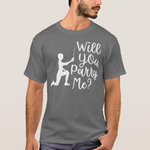 T-shirt Funny Fencer Fencing Groom Bride Rapier Saber Duel