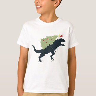 T-shirt Funny Festive Dino Christmas
