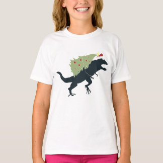 T-shirt Funny Festive Dino Christmas