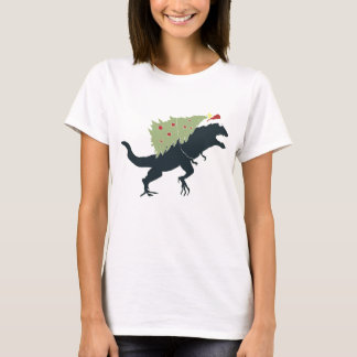 T-shirt Funny Festive Dino Christmas