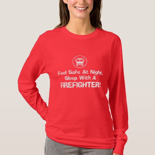 T-shirt Funny Firefighter (Devant)