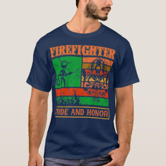 T-shirt Funny Firefighter Cite La Fierté Des Pompiers Et L