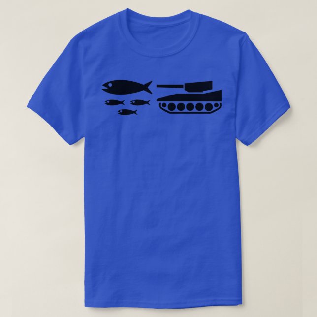 T-shirt Funny Fish Tank (Design devant)