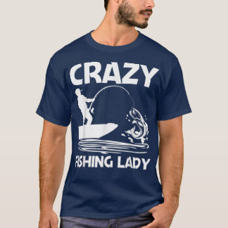 T-shirt Funny Fishing Design For Women Mom Fisherman Bait