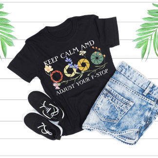 T-shirt Funny fleur sauvage Photography F-stop