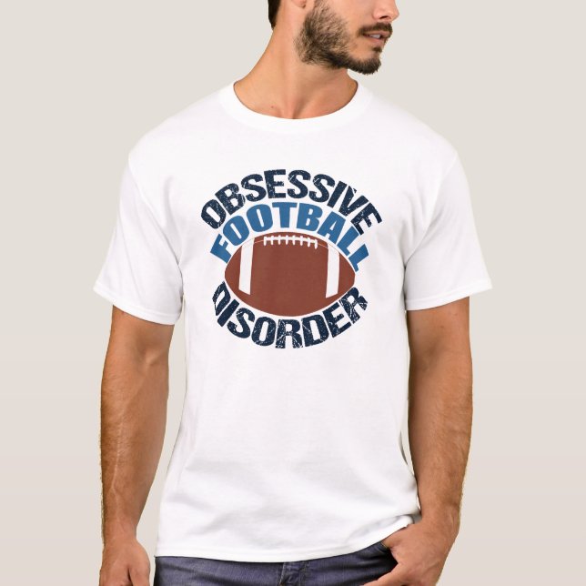 T-shirt Funny Football observé (Devant)