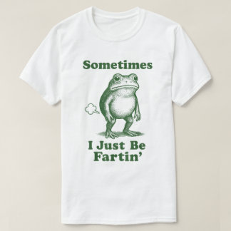 T-shirt Funny Frog Fartin’ Meme Design