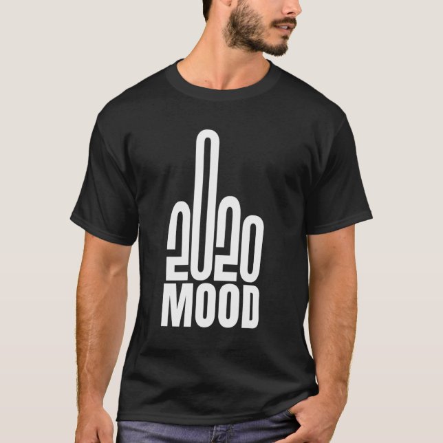 T-shirt Funny Fu Middle Finger 2020 Année Flip Off Bird Ha (Devant)