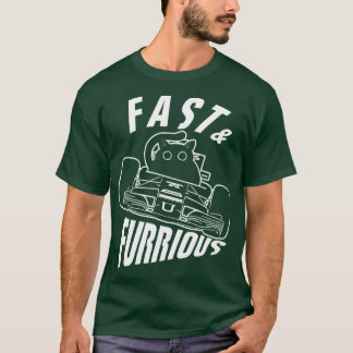 T-shirt Funny FURRurious conduite Black Cat
