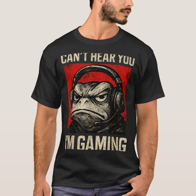 T-shirt Funny Gamer Mpy Frog Art Men Women Boys Video Gami (Devant)
