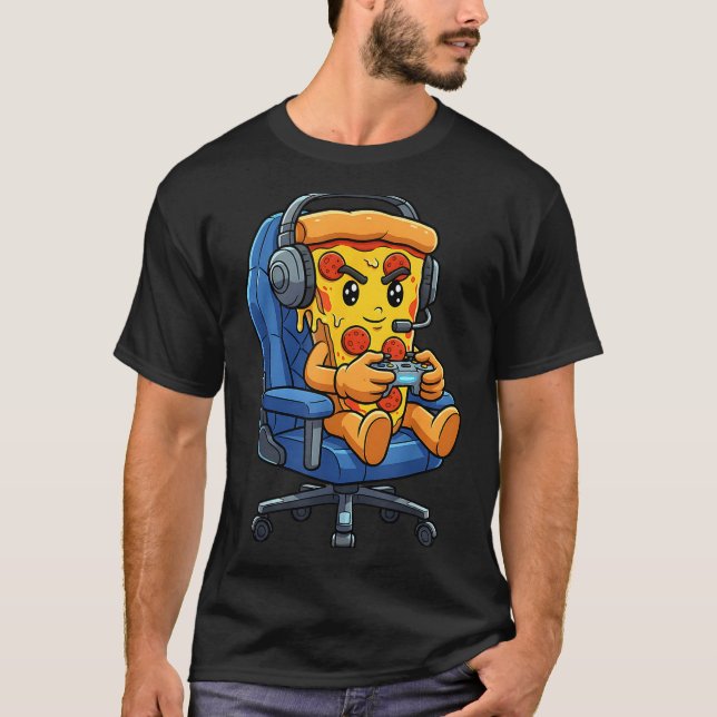 T-shirt Funny Gamer Zza Gaming Video Game Enthusiast Boys  (Devant)