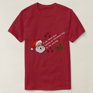 T-shirt Funny Gay Noël J'ai vu trois gars Cummin LGBTQ