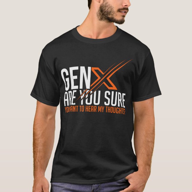 T-shirt Funny Generation X Humour 60s les années 70 GenXer (Devant)