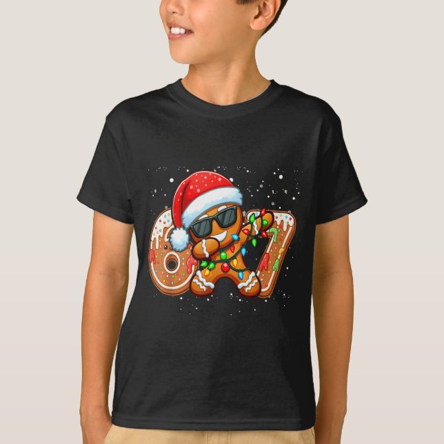 T-shirt Funny Gingerbread Six Seven 67 Ice Cream Drip Chri (Devant)