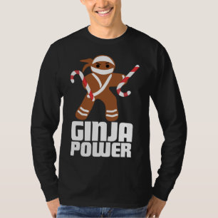 T-shirt Funny Ginja Power Cute Noël Cookie Gingerbrea