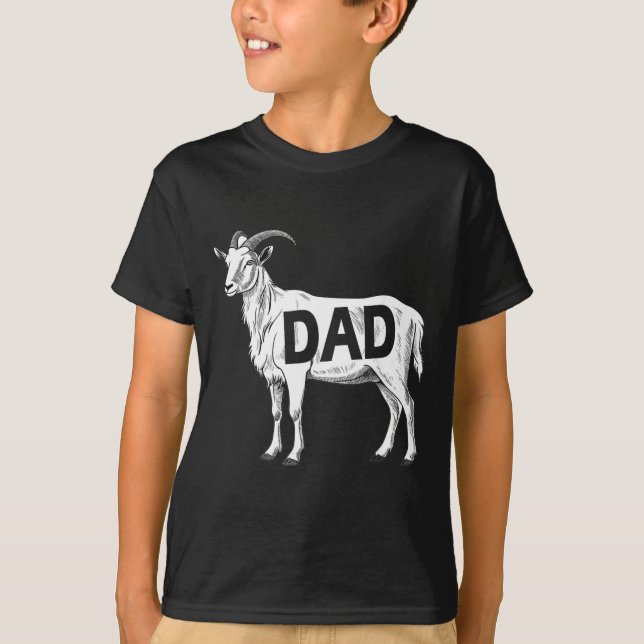 T-shirt Funny Goat Gift Dad Sarcastic Graphic  (Devant)