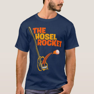 T-shirt Funny Golf Club Tiré La Hole Rocket Golfer Ball
