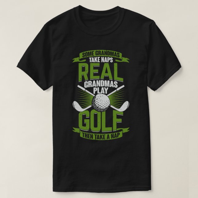 T-shirt Funny Golf Golf Grand-mère Cadeau Grandmère (Design devant)
