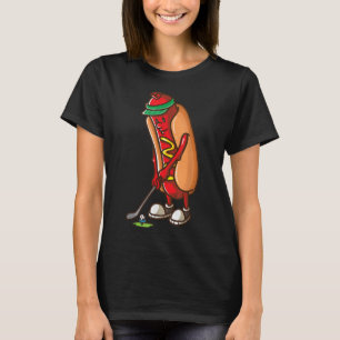 T-shirt Funny Golfing Hot Dog Golf Cadeaux pour Homme Boys