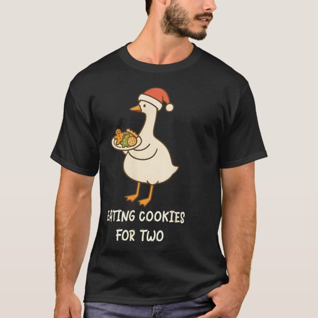 T-shirt Funny Goose Pregnancy Pregnant Announcement To Hus (Devant)