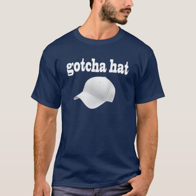 T-shirt Funny Gotcha Casquette Boxe, Funny Mens S (Devant)
