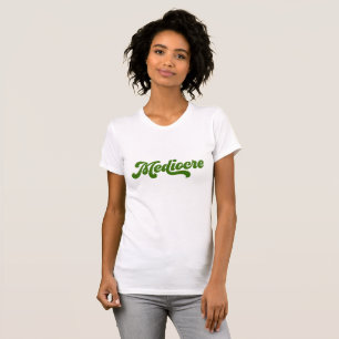 T-shirt Funny Green Disco Lettres médiocre