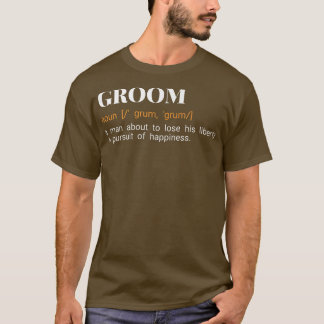 T-shirt Funny Groom Wedding Day Memories Engagements Sayin