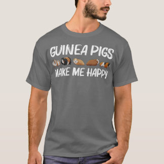 T-shirt Funny Guinea Pig Art For Men Women Rodent Animal G