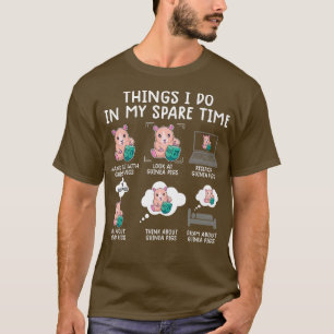 T-shirt Funny Guinée Cochon Chemise Serpent Humour Srcasti