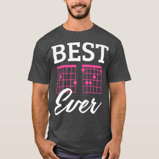 T-shirt Funny Guitar Best Gf Ever Vintage Music