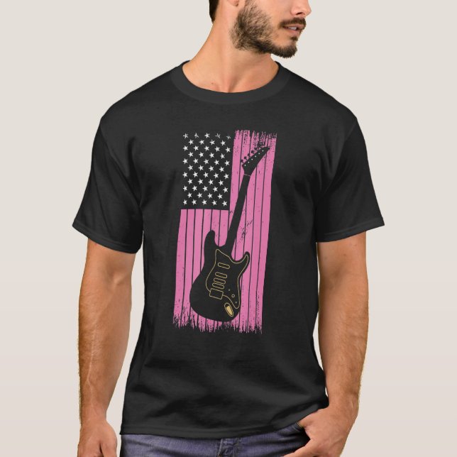 T-shirt Funny Guitarist Art for Girls & Women Acoustic Gui (Devant)