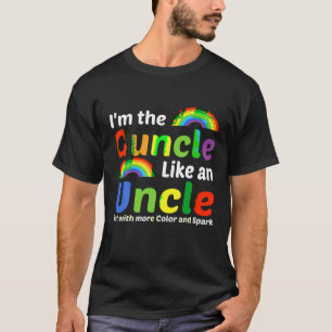 T-shirt Funny Guncle Gay Oncle Pride Couleur Arc-en-ciel T