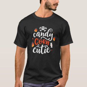 T-shirt Funny Halloween Candy Corn Cutie For Kids