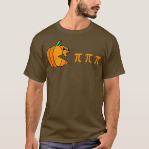 T-shirt Funny Halloween Pumpkin Eating Pi Gamer Men Women 