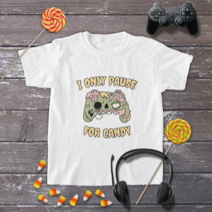 T-shirt Funny Halloween Zombie contrôleur de jeu vidéo