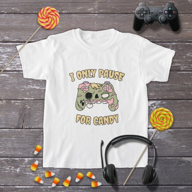 T-shirt Funny Halloween Zombie contrôleur de jeu vidéo (Créateur téléchargé)