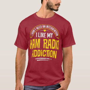 T-shirt Funny Ham Radio - J'Aime Ma Addiction