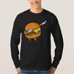 T-shirt Funny Hamburger Enfants Hommes Femmes Cheeseburger