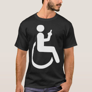 T-shirt Funny Handicap Handicap Handicap Handicap Ampu Hum