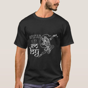 T-shirt Funny Hanuman Est Mon Om Boy Hindu Dieu (2)