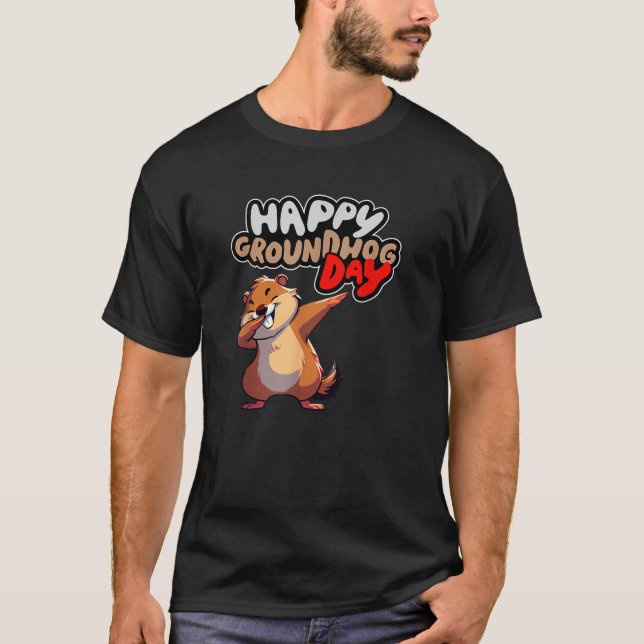 T-shirt Funny Happy Groundhog Day February 2nd Phil s Holi (Devant)