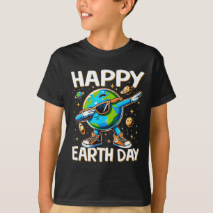T-shirt Funny Happy Jour des terres Tee Earth Dab Planet B