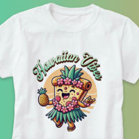 Funny Hawaiian Pizza Summer Beach Vibes Chemise