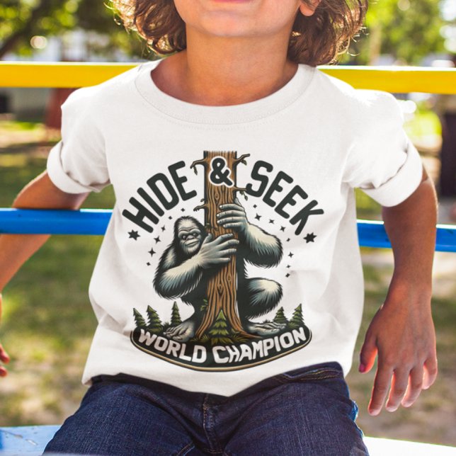 T-shirt Funny Hide & Seek Champion du Monde Bigfoot T-Shir (Créateur téléchargé)