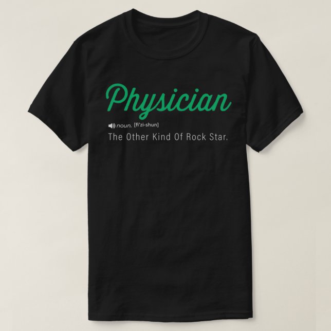 T-shirt Funny Hilarious Physicien Définition Cadeau (Design devant)