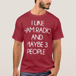 T-shirt Funny Hobby Vintage de l'opérateur radio amateur d