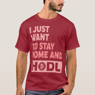 T-Shirt Funny Hodl Crypto Bitcoin Logo Avant/Arriè