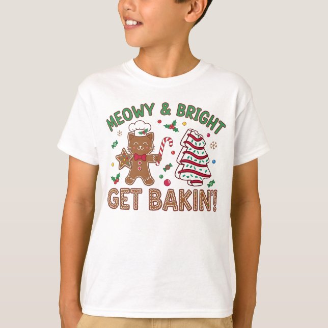 T-shirt Funny Holiday Baking Tee" (Devant)