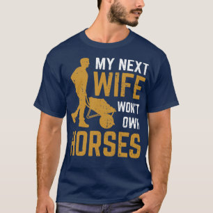 T-shirt Funny Horse Farm Horseman Horseback équitation Cad